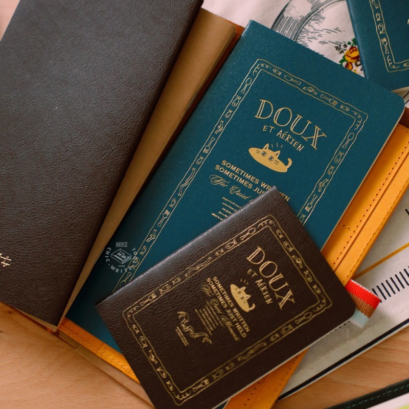 Travel Journal Accessories - Fromthenon Travelers Notebook Cute Cat Leather