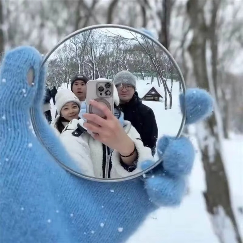 Travel Vlog Accessories - Travel Handheld Selfie Mirror INS Portable