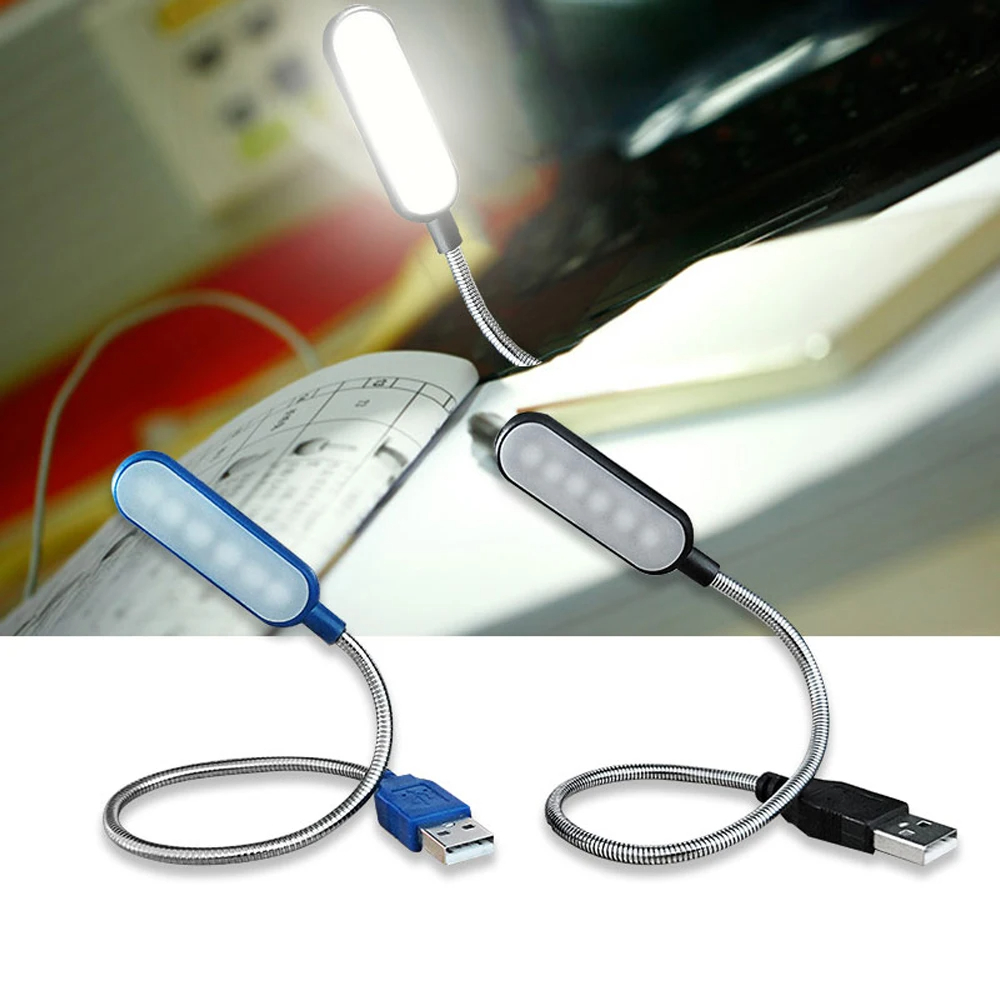 Book Light Flexible - Two Colors Mini Portable USB LED