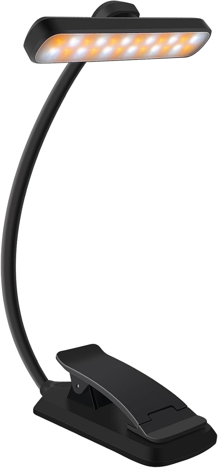 Book Light Flexible - 24 LED Book Light, 360° Flexible