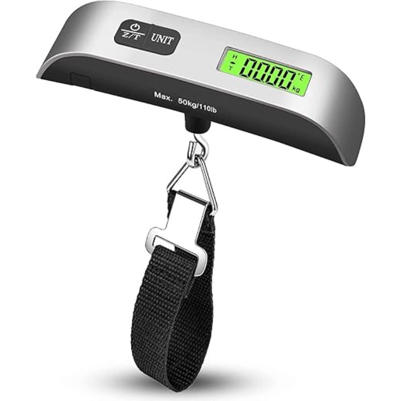 Travel Accessories Tech - Portable Scale Digital LCD Display 110lb/50kg