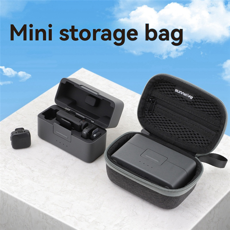 Travel Vlog Accessories - Excellent-Sunnylife Mini Storage Bag Wireless Microphone