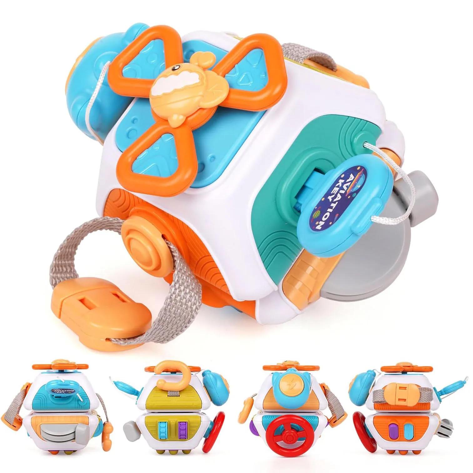 Travel Accessories Baby - Baby Busy Board Cube Montessori Sensory