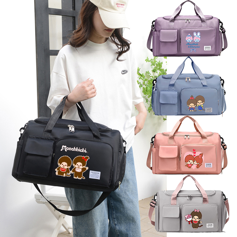 Travel Accessories For Men - MONCHHICHI Women Travel Bag Kawaii Cartoon