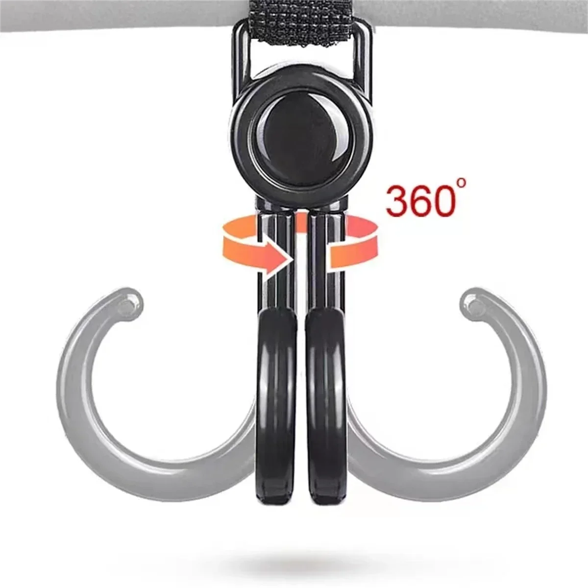 Rotatable Double Hooks Baby St - Travel Accessories Baby incelemesi ve fiyatı