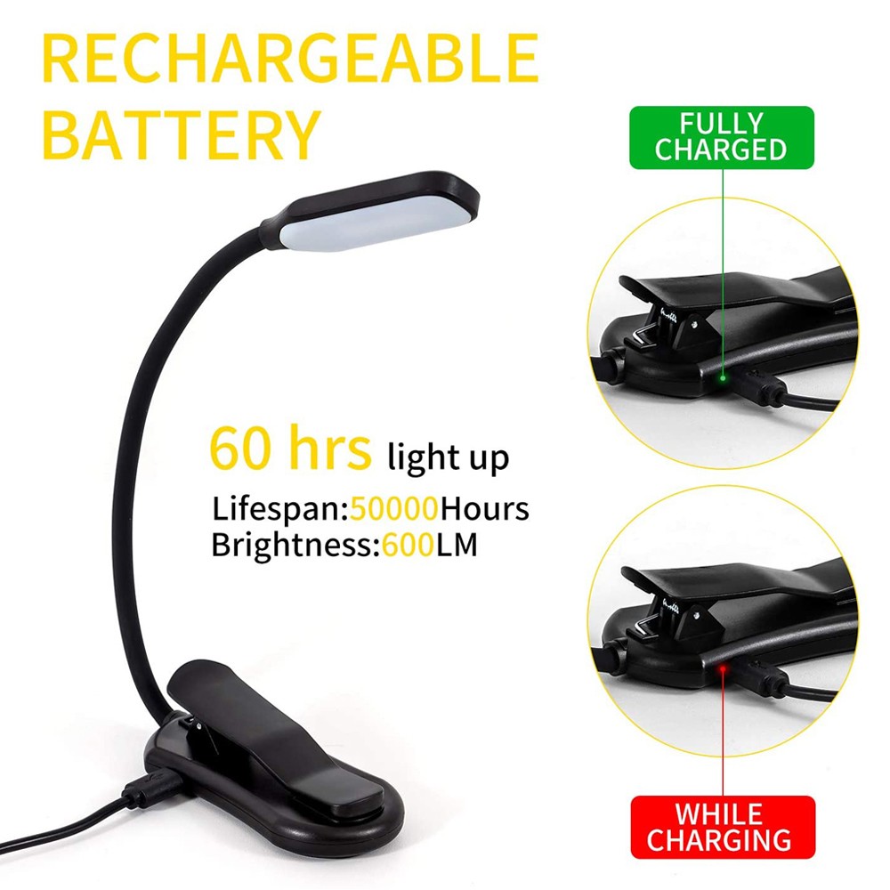 LED Book Light USB Rechargeabl - Book Light Flexible incelemesi ve fiyatı
