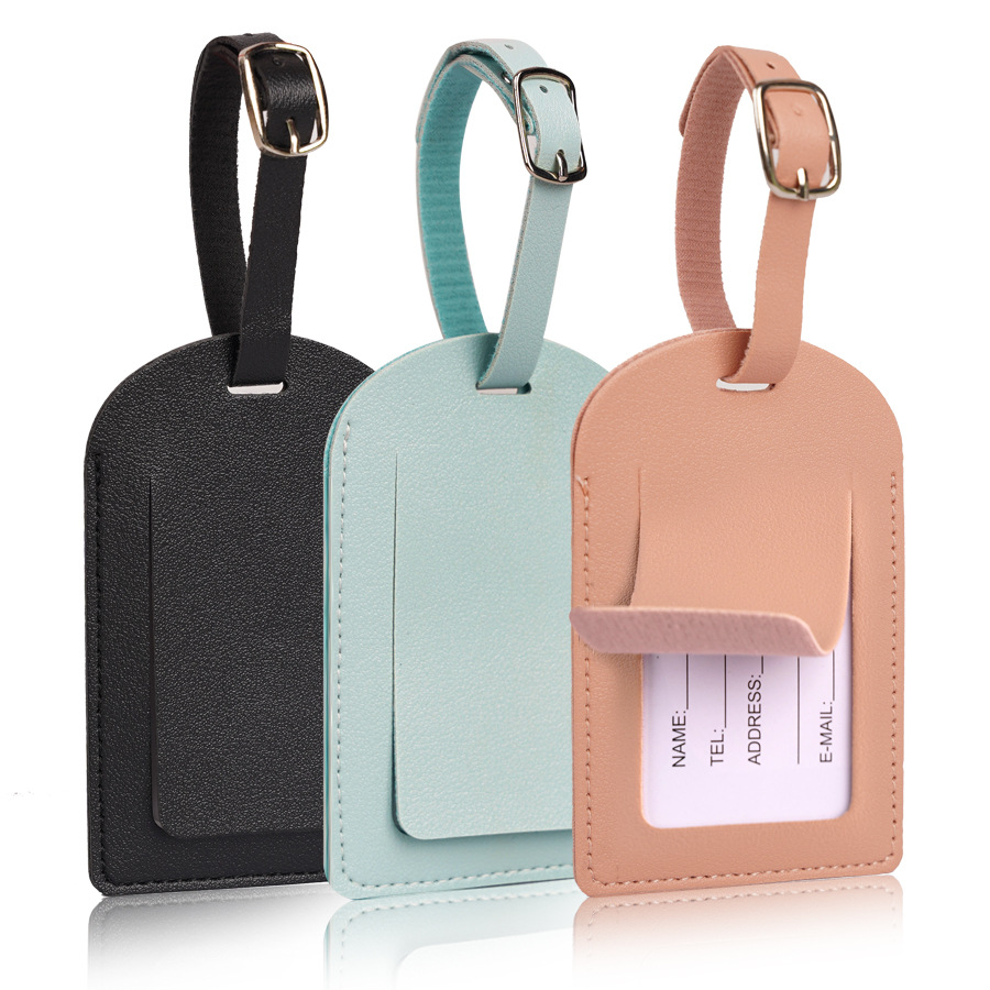 Women Men Luggage Tags PU Leat - Travel Accessories International incelemesi ve fiyatı