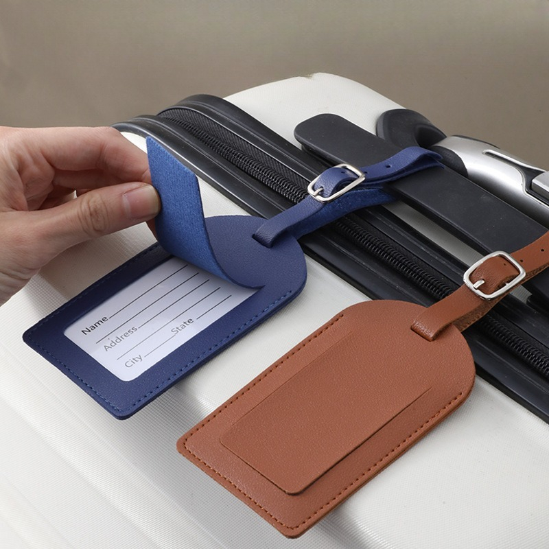 Women Men Luggage Tags PU Leat - Travel Accessories International incelemesi ve fiyatı