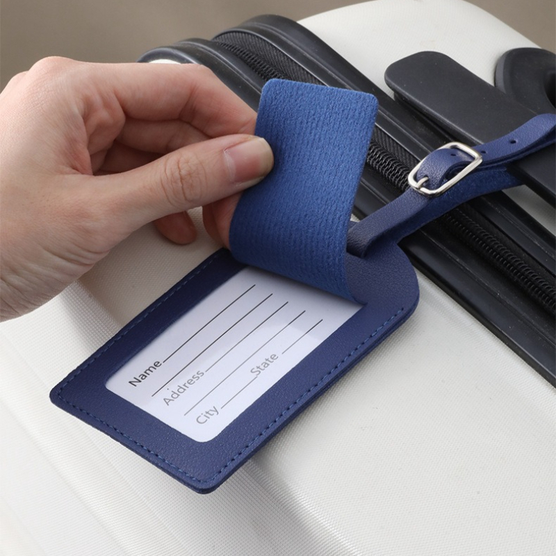 Women Men Luggage Tags PU Leat - Travel Accessories International incelemesi ve fiyatı