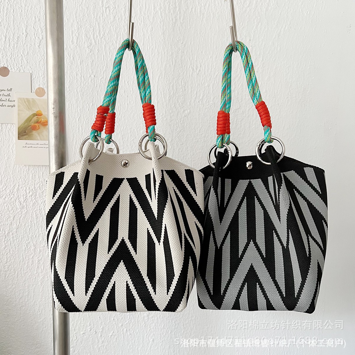 Women's Knitted Handbag Tote B - Travel Accessories Tech incelemesi ve fiyatı