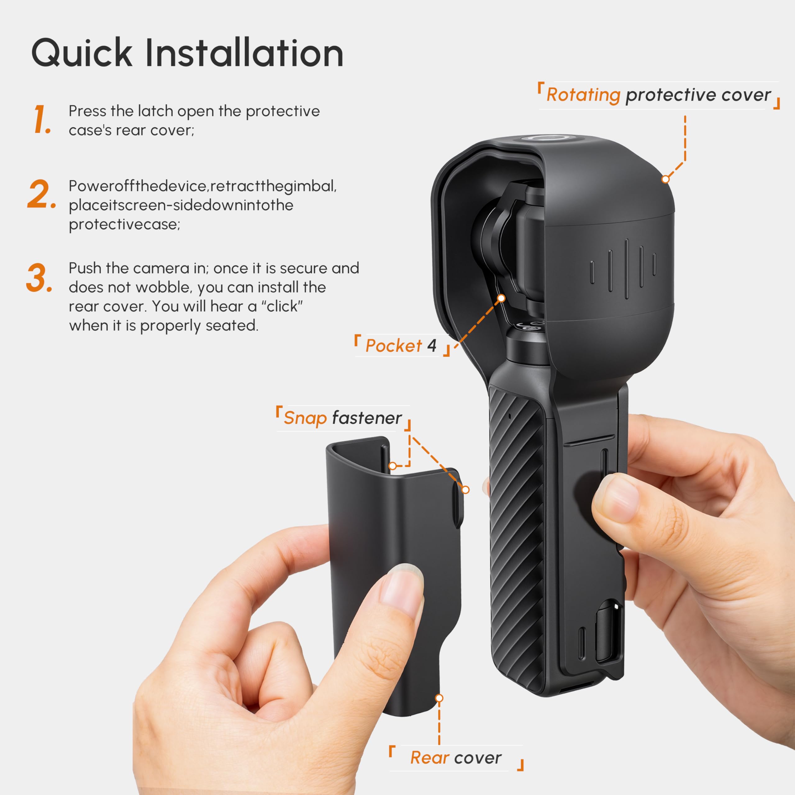 Protective Cover Case for DJI  - Travel Vlog Accessories incelemesi ve fiyatı