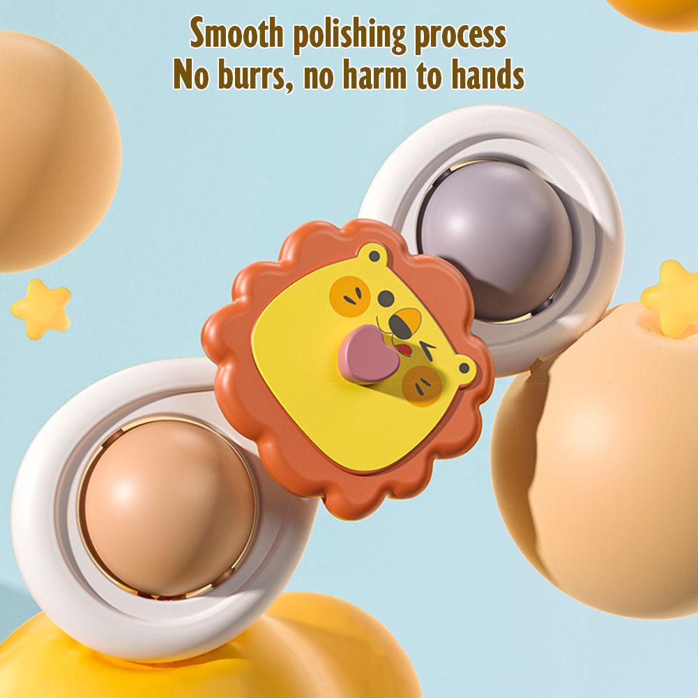 3PCS Suction Cup Rotating Toy  - Travel Accessories Baby incelemesi ve fiyatı