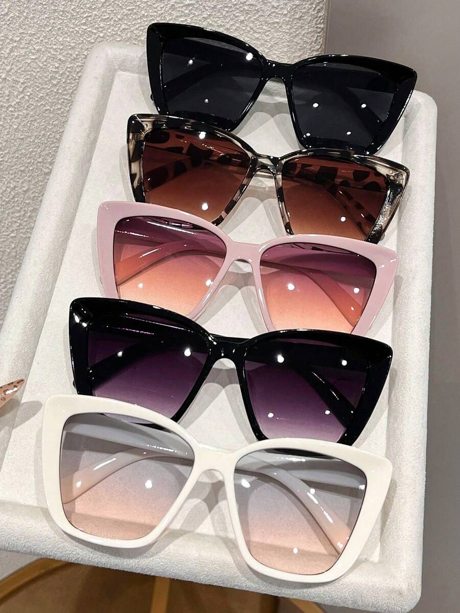 Womens Plastic Cat Eye Geometr - Travel Accessories For Men incelemesi ve fiyatı