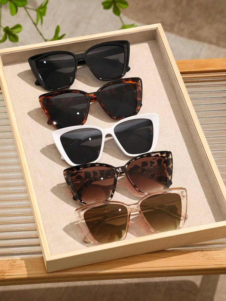 Womens Plastic Cat Eye Geometr - Travel Accessories For Men incelemesi ve fiyatı