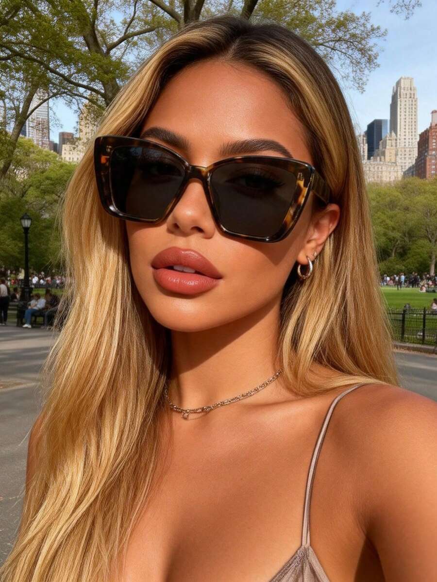 Womens Plastic Cat Eye Geometr - Travel Accessories For Men incelemesi ve fiyatı