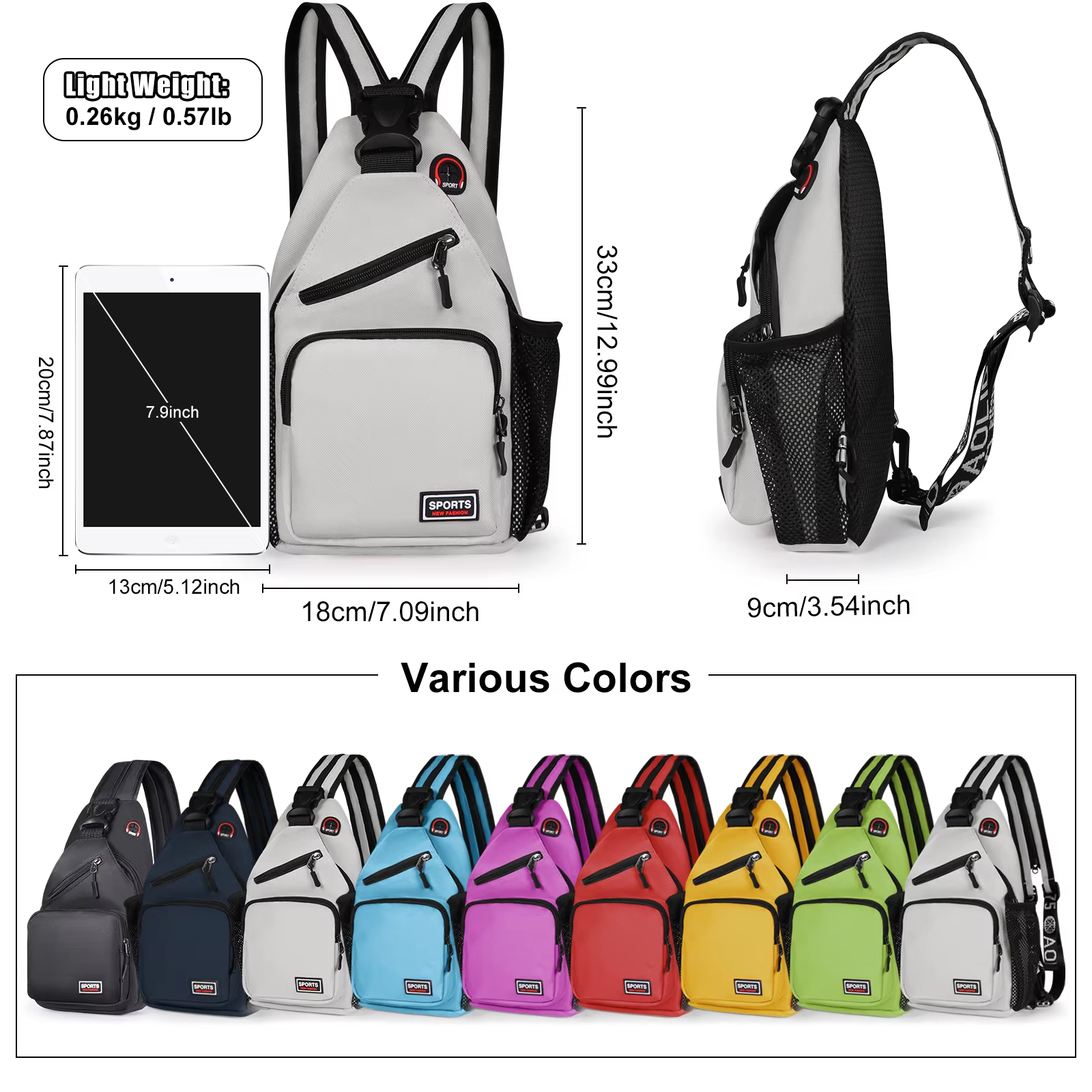 Oxford Chest Bag Men Women Cro - Travel Accessories For Men incelemesi ve fiyatı
