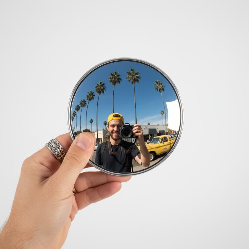 5cm Handheld Selfie Mirror Por - Travel Vlog Accessories incelemesi ve fiyatı