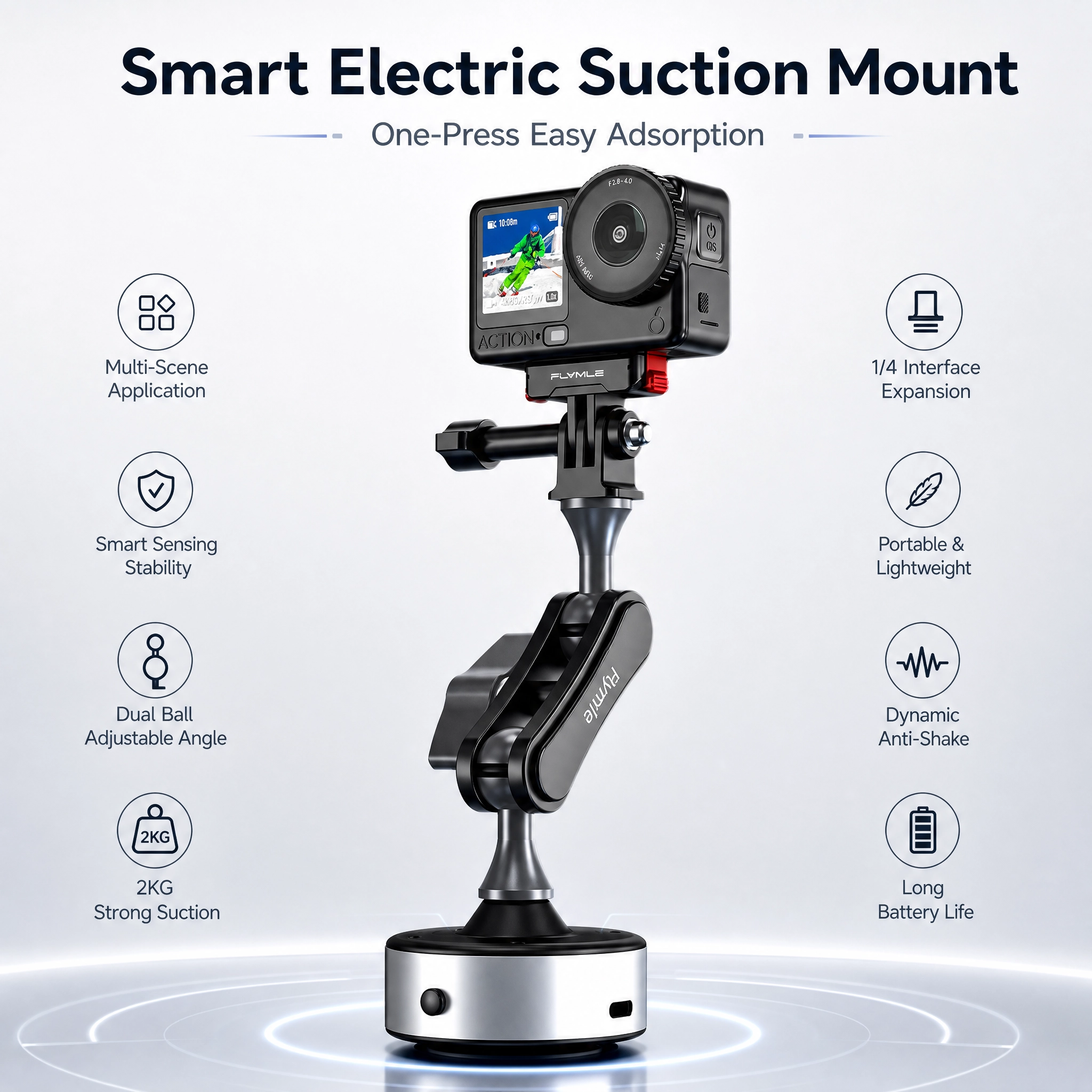 Suction Cup Mount Holder Stand - Travel Vlog Accessories incelemesi ve fiyatı
