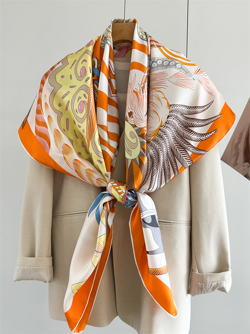 Designer Silk Scarf Women Spri - Travel Accessories Neck incelemesi ve fiyatı