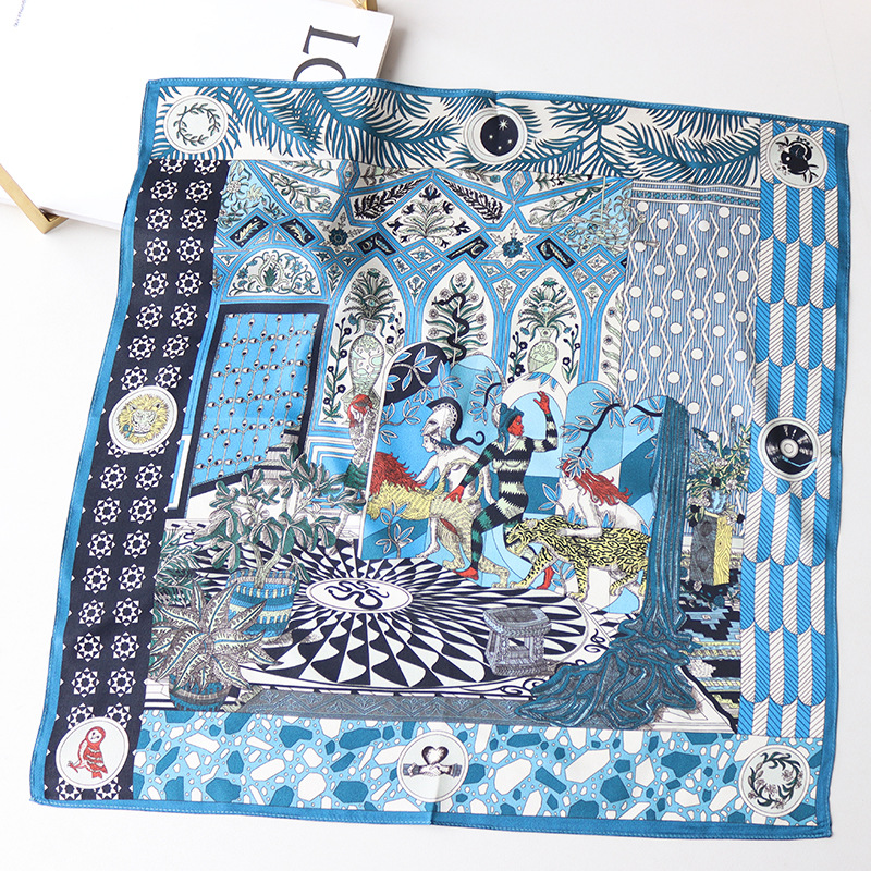 100Silk Scarf 12MM Women Squar - Travel Accessories Neck incelemesi ve fiyatı