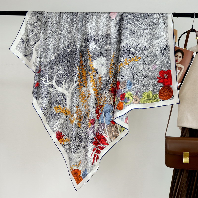 110CM Silk Scarf Luxury Hand R - Travel Accessories Neck incelemesi ve fiyatı