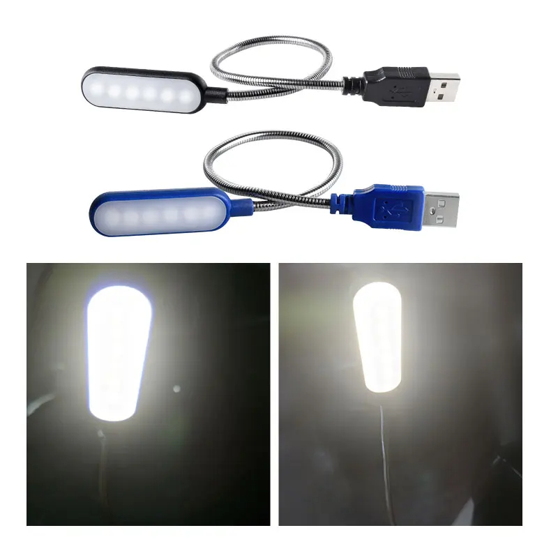 Two Colors Mini Portable USB L - Book Light Flexible incelemesi ve fiyatı