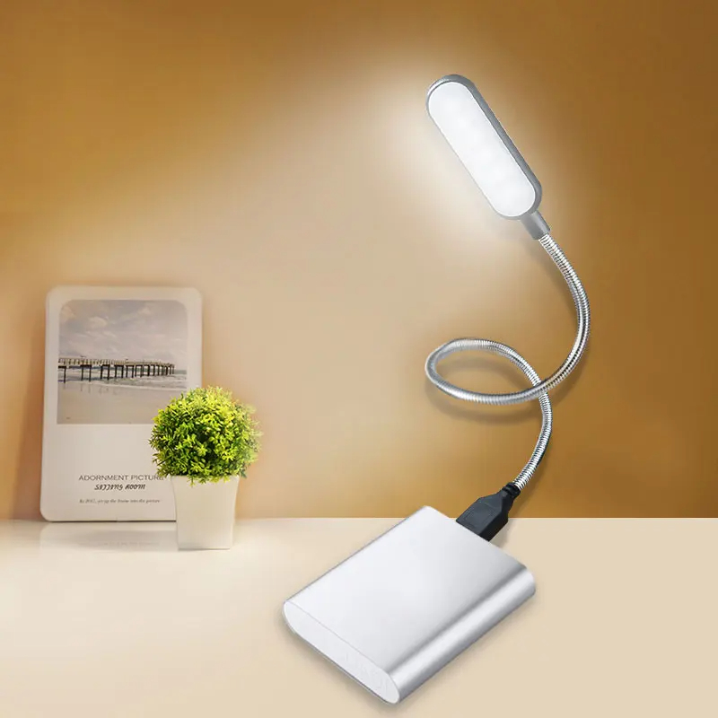 Two Colors Mini Portable USB L - Book Light Flexible incelemesi ve fiyatı