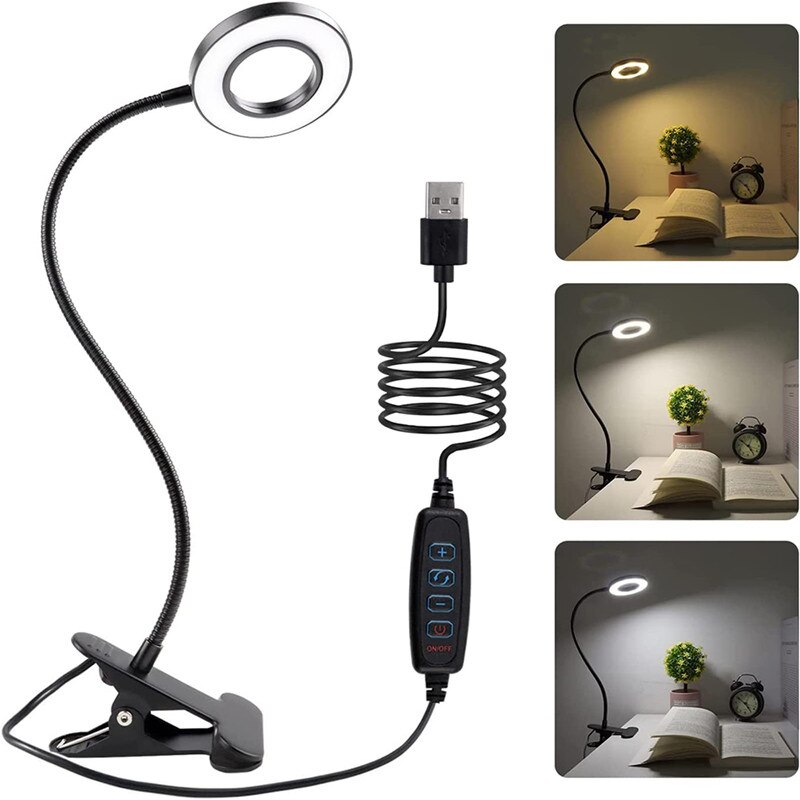48 LEDs Desk Lamp Clip USB Boo - Book Light Flexible incelemesi ve fiyatı