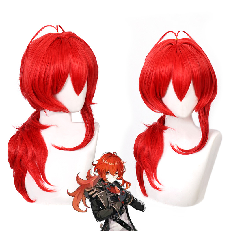 Genshin Impact Diluc Cosplay W - Travel Accessories For Men incelemesi ve fiyatı