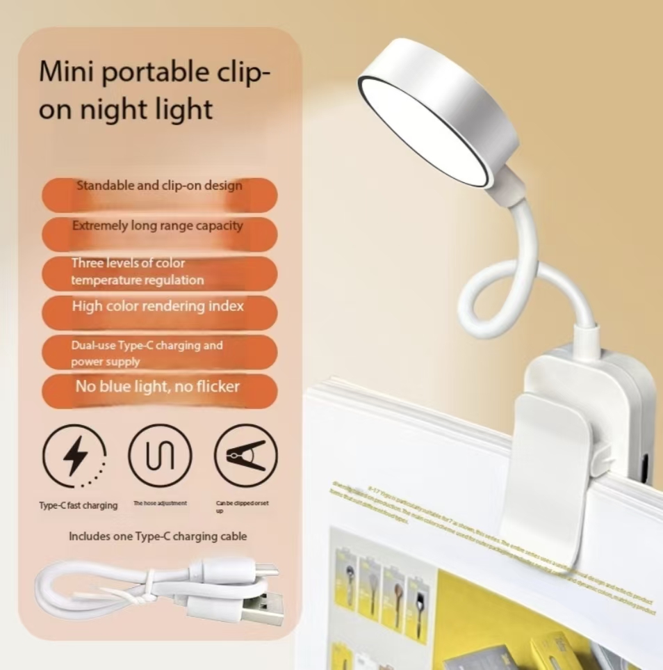 Folding Mini Clip Book Lamp US - Book Light Flexible incelemesi ve fiyatı