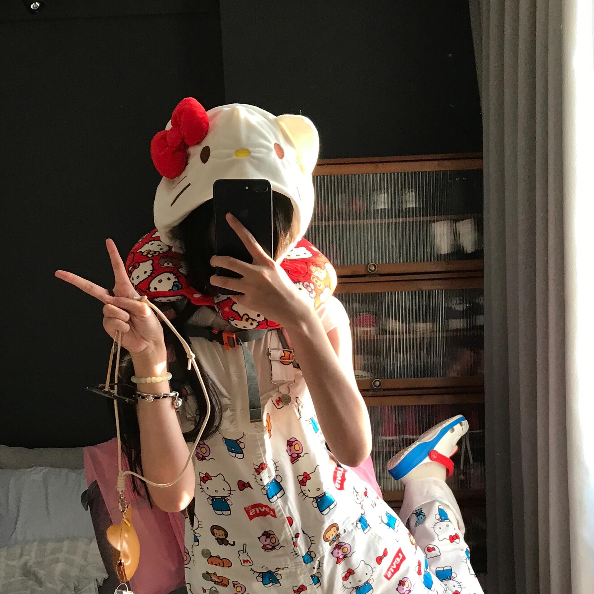 Kawaii Kitty Style Hooded U-Sh - Travel Accessories Neck incelemesi ve fiyatı