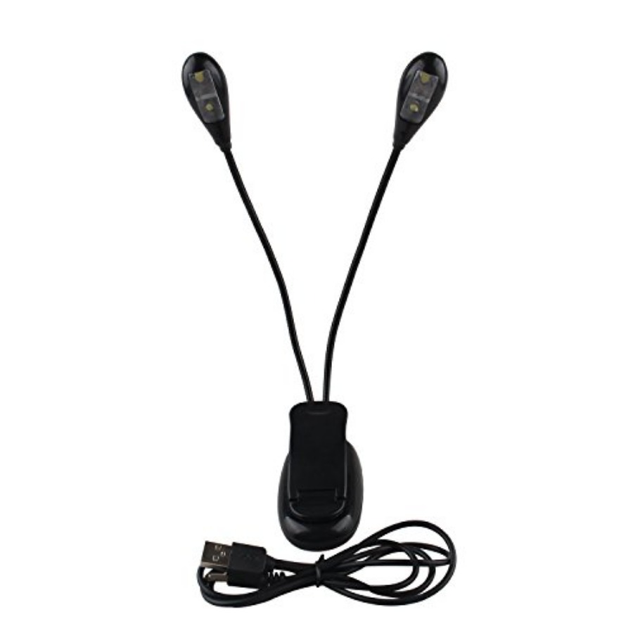 Protable Dual Head Music Stand - Book Light Flexible incelemesi ve fiyatı