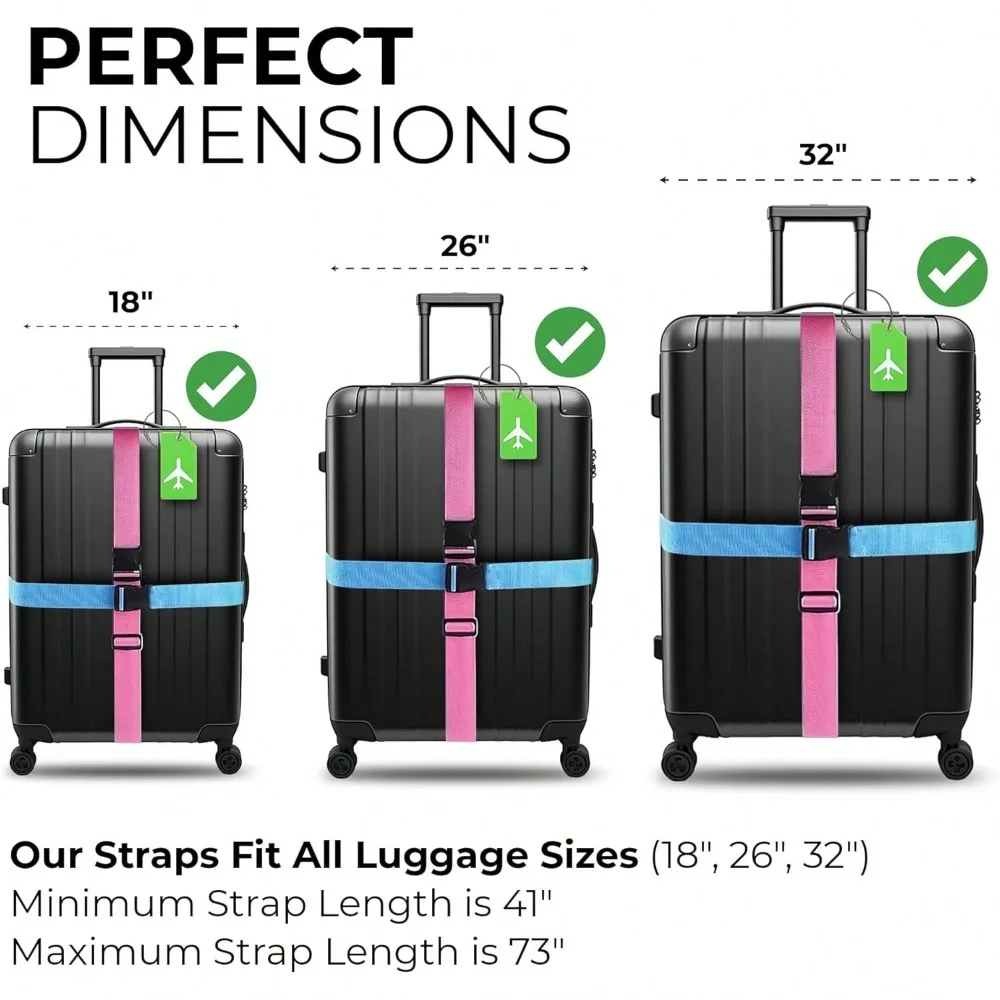 Luggage Strap Set with Luggage - Travel Accessories International incelemesi ve fiyatı