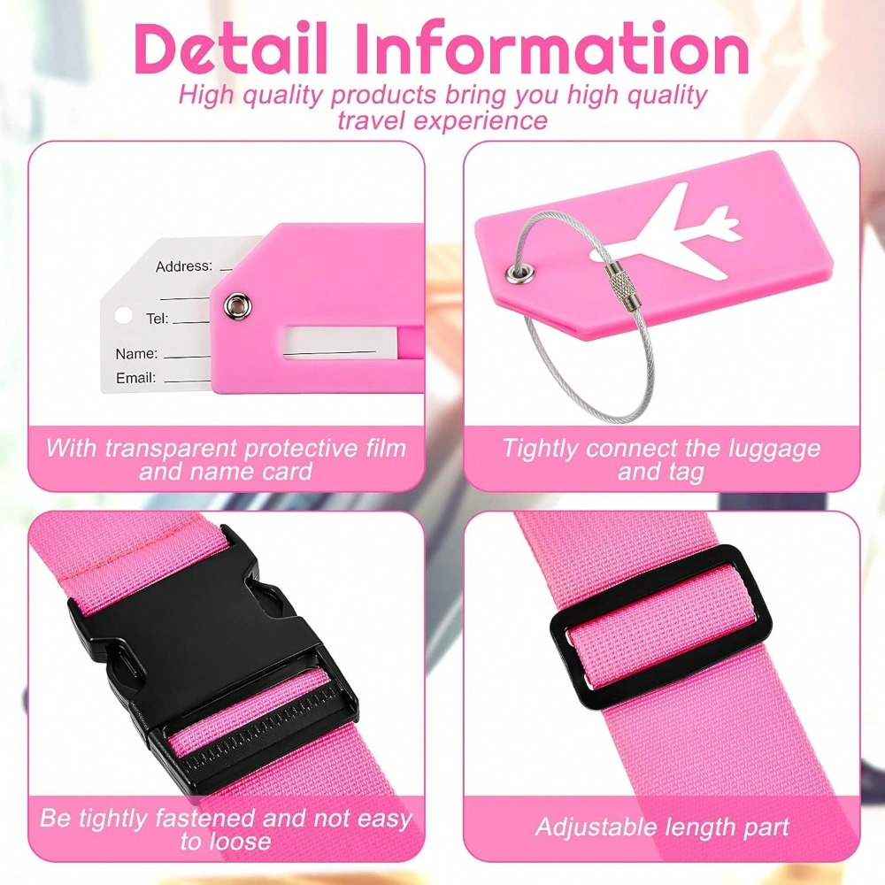 Luggage Strap Set with Luggage - Travel Accessories International incelemesi ve fiyatı