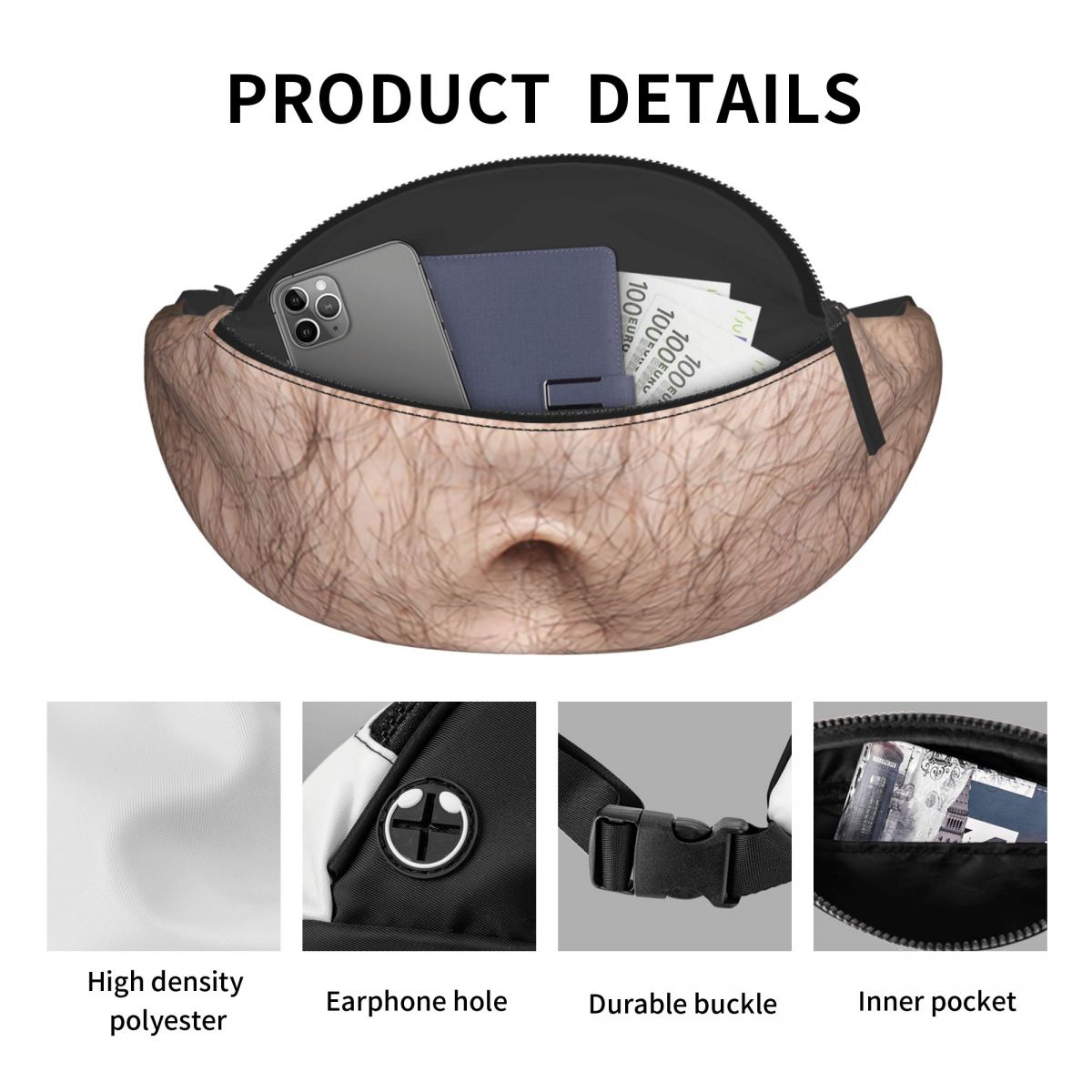 Beer Fat Belly Fanny Pack Men  - Travel Accessories For Men incelemesi ve fiyatı