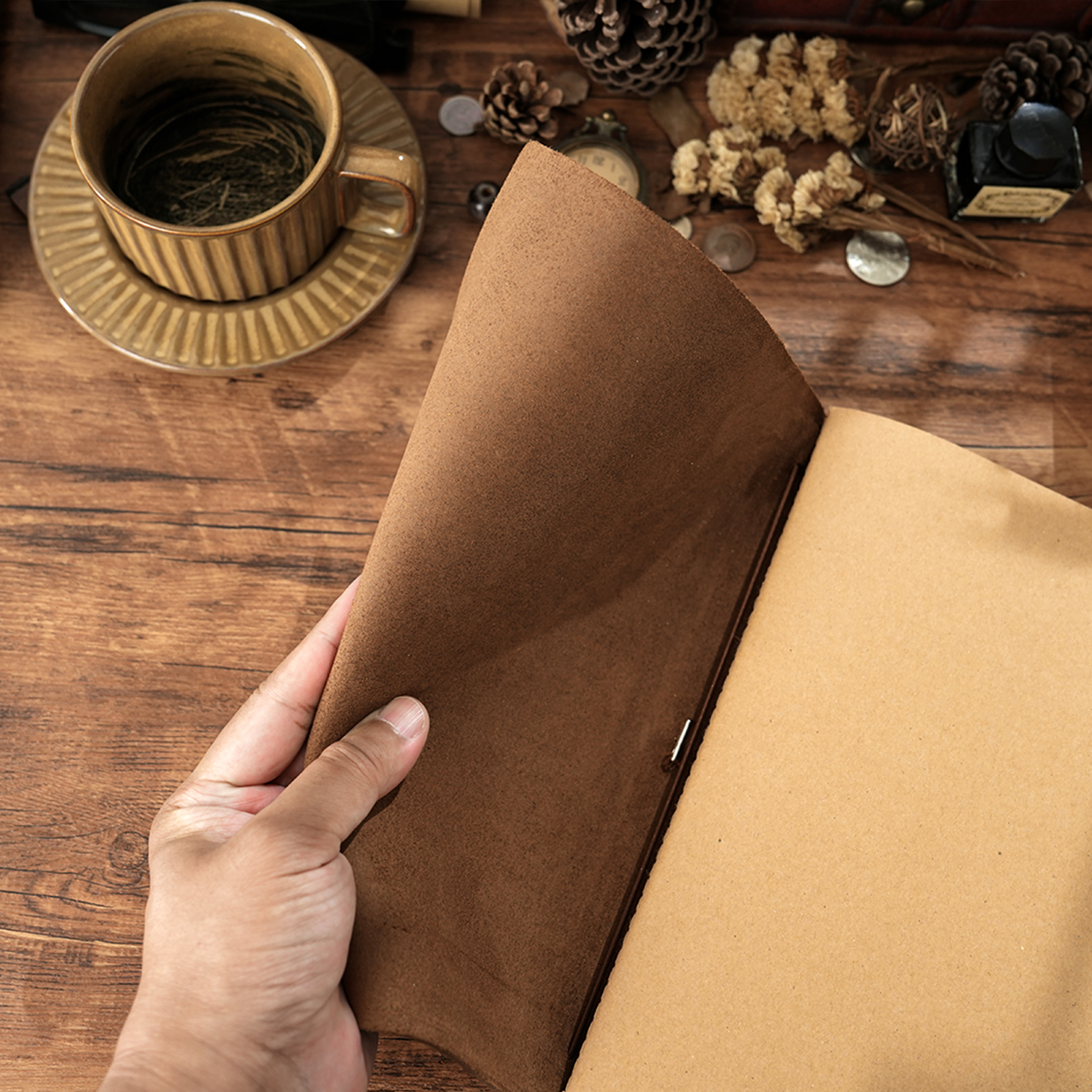 Handmade B5 Genuine Leather Tr - Travel Journal Accessories incelemesi ve fiyatı