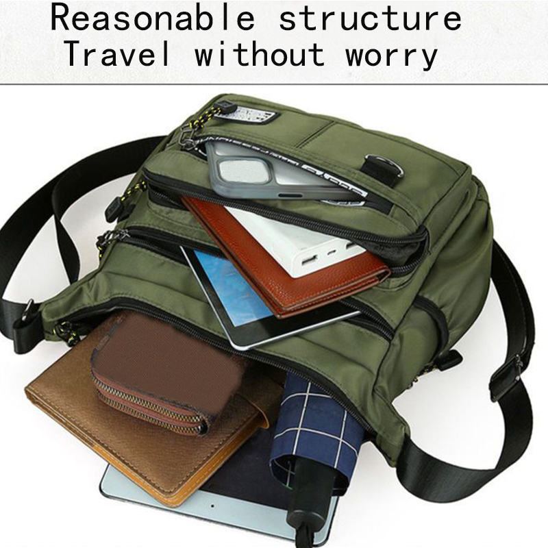 Men's Business Crossbody Bag w - Travel Accessories Tech incelemesi ve fiyatı