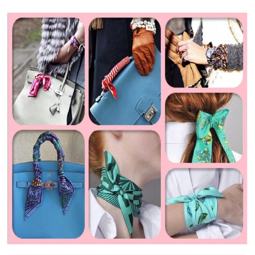 Korean Silk Scarf Soft Satin H - Travel Accessories Present incelemesi ve fiyatı