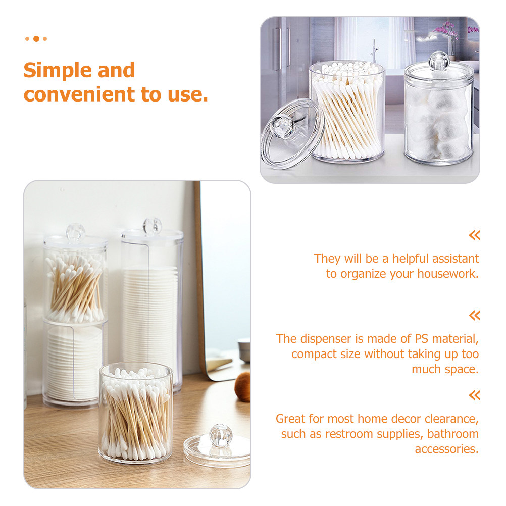 Clear Cotton Ball Dispenser Co - Travel Accessories Holder incelemesi ve fiyatı