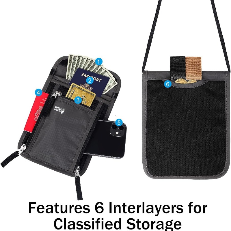 Travel Pouch Neck Wallet Famil - Travel Accessories Neck incelemesi ve fiyatı