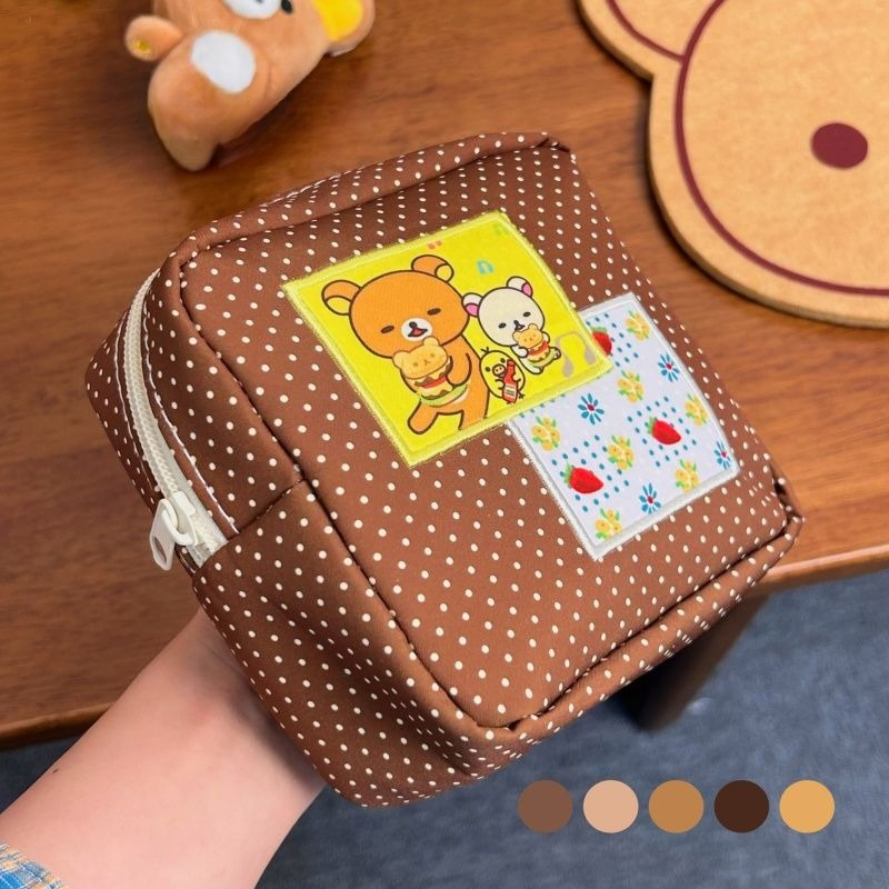 Kawaii Rilakkuma Brown Polka D - Travel Accessories Store incelemesi ve fiyatı