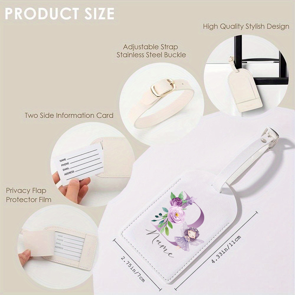 Personalized PU Luggage Tag, F - Travel Accessories International incelemesi ve fiyatı