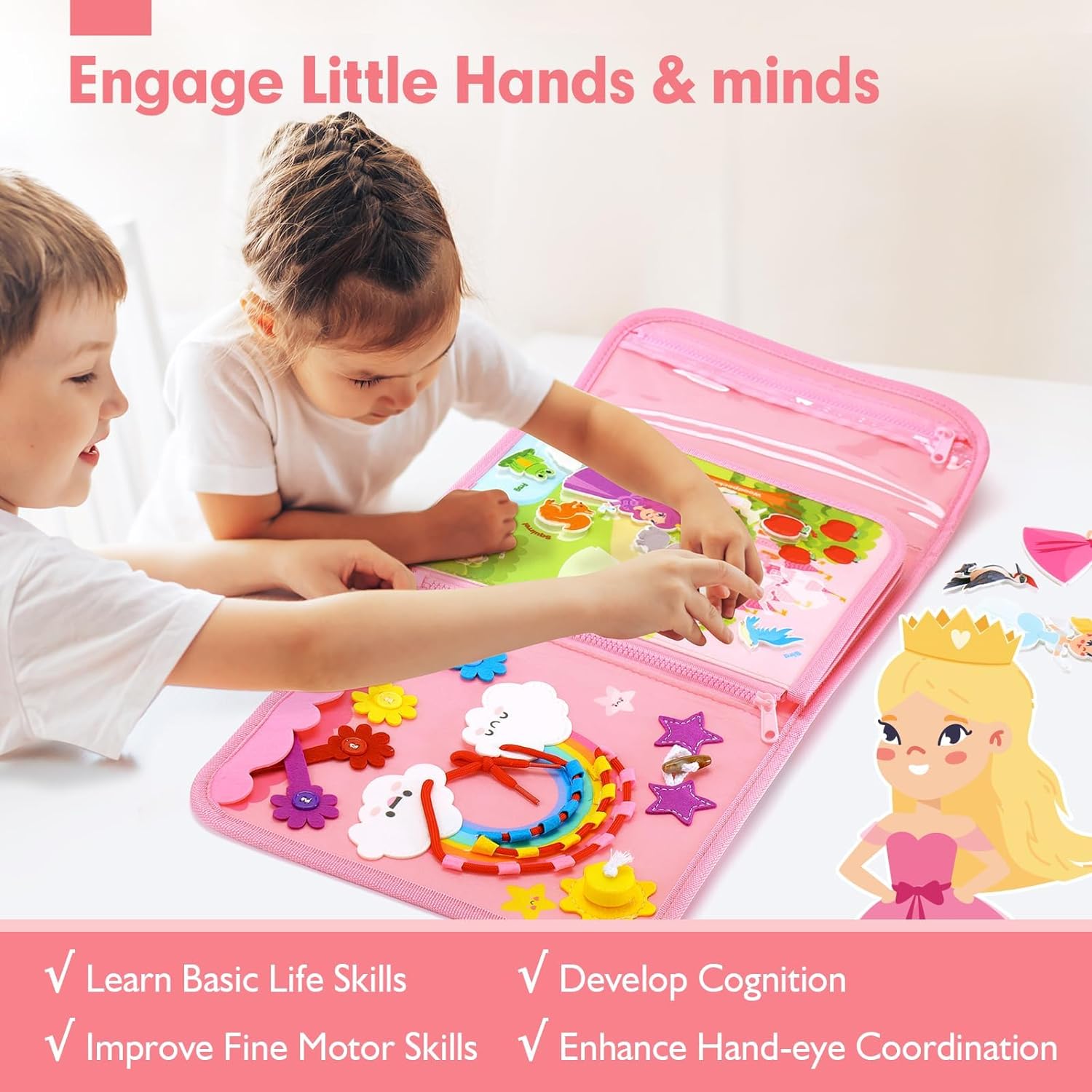 Toddler Busy Board Toys Montes - Travel Accessories Baby incelemesi ve fiyatı