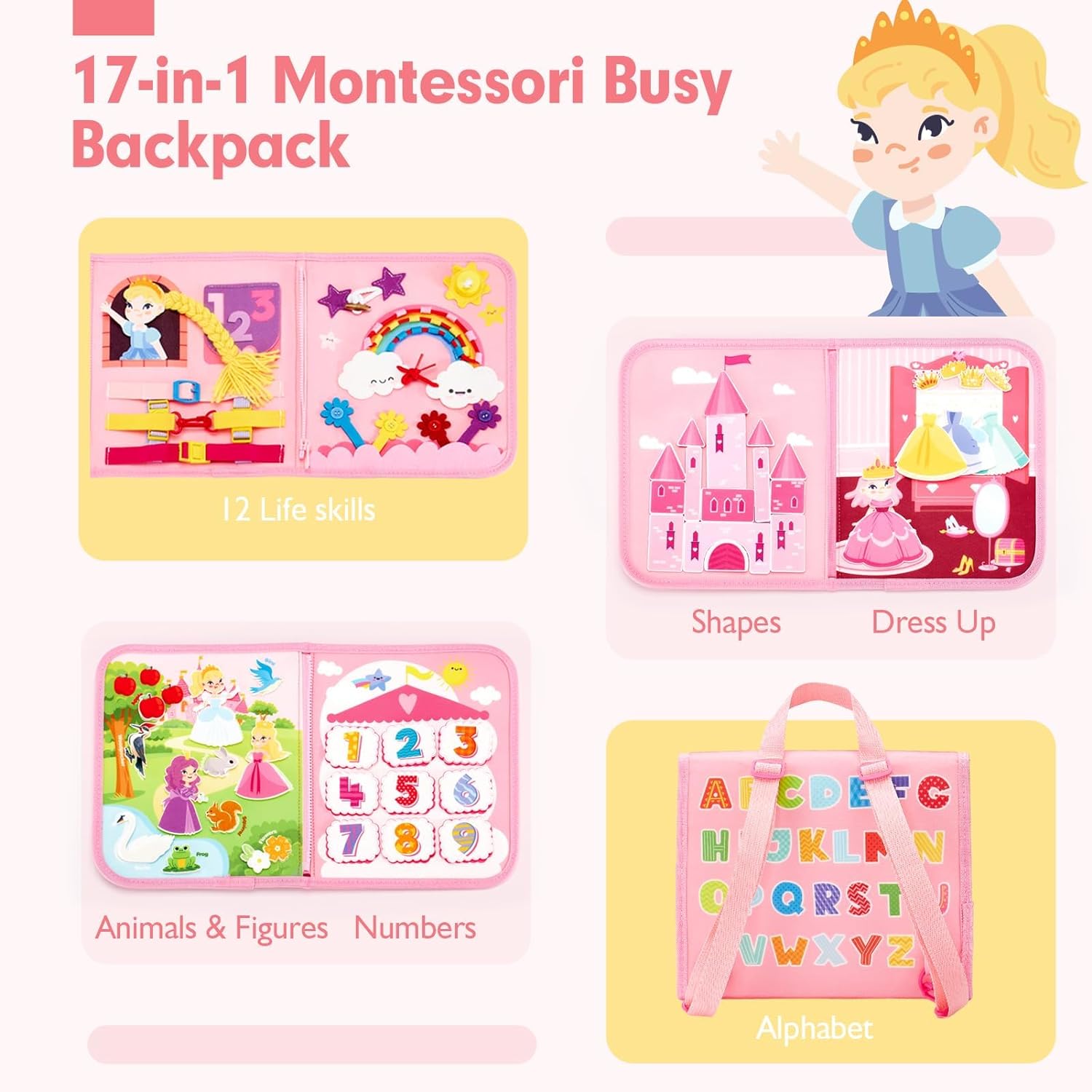 Toddler Busy Board Toys Montes - Travel Accessories Baby incelemesi ve fiyatı