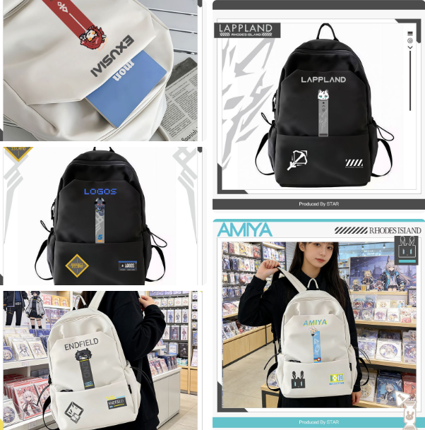 Game Arknights Cartoon Backpac - Travel Accessories Present incelemesi ve fiyatı