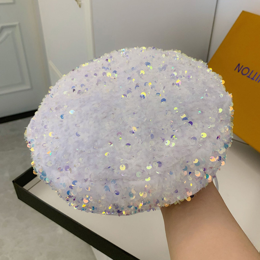 1Pcs Glitter Sequin Beret Wome - Travel Accessories Present incelemesi ve fiyatı