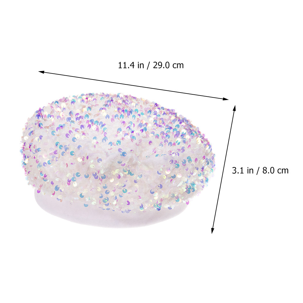 1Pcs Glitter Sequin Beret Wome - Travel Accessories Present incelemesi ve fiyatı