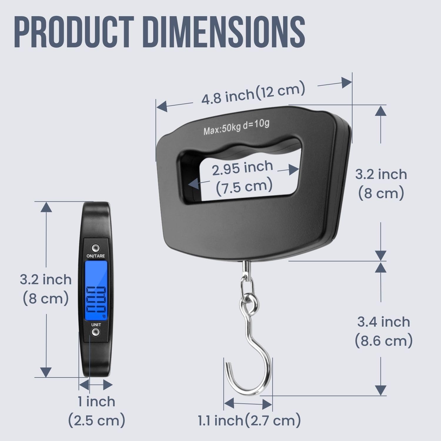 50Kg 10g Luggage Weight Scale, - Travel Accessories Tech incelemesi ve fiyatı
