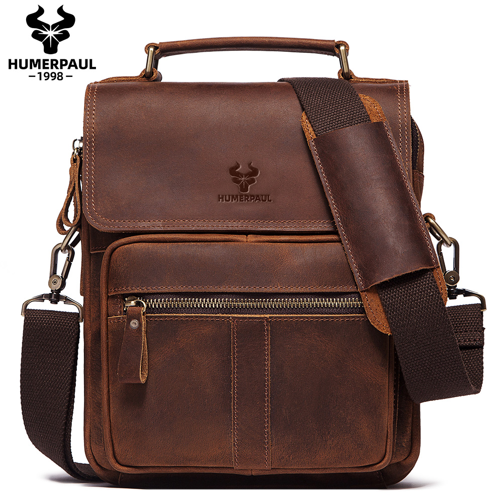 HUMERPAUL Genuine Leather Men' - Travel Accessories Tech incelemesi ve fiyatı