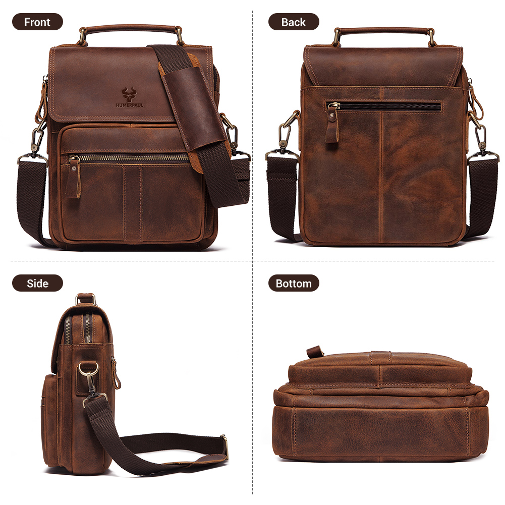 HUMERPAUL Genuine Leather Men' - Travel Accessories Tech incelemesi ve fiyatı